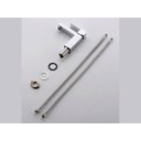 Ver imagem 2 de Torneira Misturador Monocomando Cromado Quadrado Para Banheiro M0101 Harmony Misturador M0101