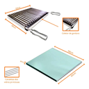 Ver imagem 3 de Kit Churrasqueira Gourmet Makeer Grelha Argentina 1623 Gp