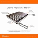 Ver imagem 4 de Kit Churrasqueira Gourmet Makeer Grelha Argentina 1623