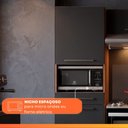 Ver imagem 7 de Armário de Cozinha Completa com Adega 7 Portas 4 Gavetas Favorita Preto/Nature