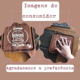 Kit Tábuas Hamburguer 10 Peças Rústicas - 7