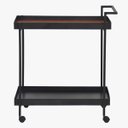 Ver imagem 6 de Carrinho Bar Cha Churrasco Adega Gourmet Aparador Industrial Boulevard - Preto