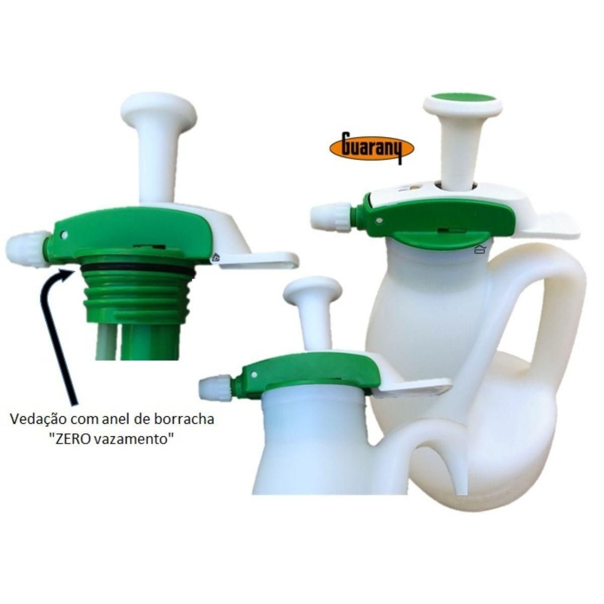 Kit 2 Bomba Pulverizador Borrifador Compressão Guarany 1,2 L - 5