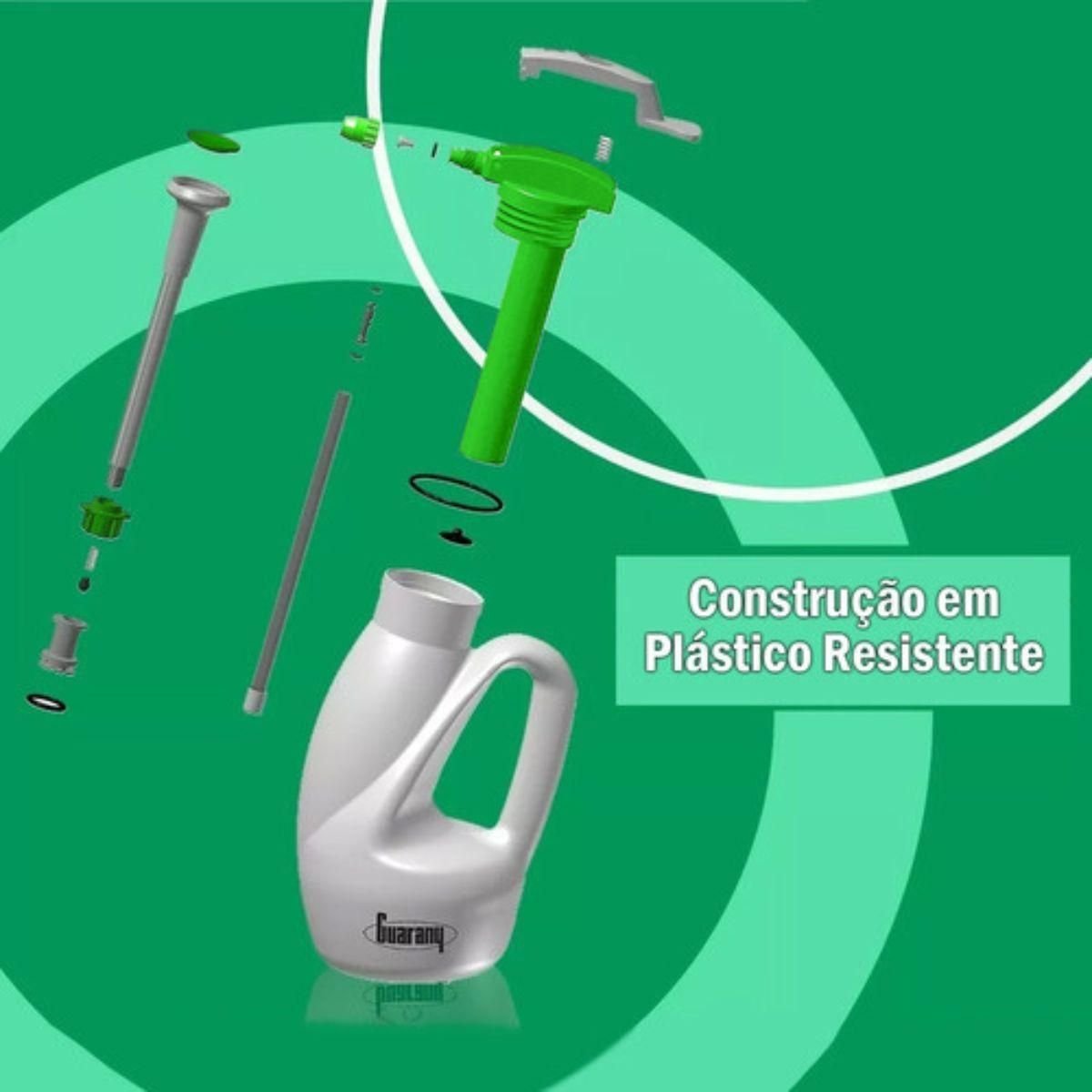 Kit 2 Bomba Pulverizador Borrifador Compressão Guarany 1,2 L - 6