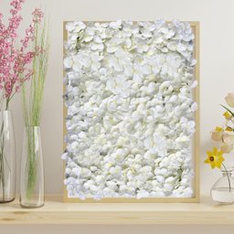 10 Painel de Flores Artificiais para Jardim Vertical em Eventos ou para Ambientes Internos - 8