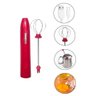 Misturador Mixer Portátil Recarregável Usb Vermelho - Tomate - 3