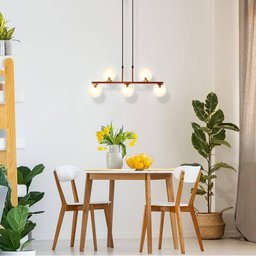 Pendente Jabuti UP Cobre com Globos Âmbar para 5 Lâmpadas G9 de LED - 2