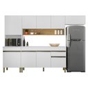 Ver imagem 1 de Cozinha Modulada 4 Pecas com Balcao Tampo Line Supremo Cp Freijo Ktp