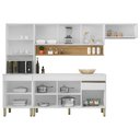 Ver imagem 6 de Cozinha Modulada 4 Pecas com Balcao Tampo Line Supremo Cp Freijo Ktp