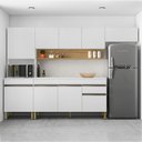 Ver imagem 2 de Cozinha Modulada 4 Pecas com Balcao Tampo Line Supremo Cp Freijo Ktp
