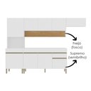 Ver imagem 5 de Cozinha Modulada 4 Pecas com Balcao Tampo Line Supremo Cp Freijo Ktp
