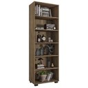 Ver imagem 3 de Estante Livreiro 2 Portas Pequenas 6 Prateleiras Office - Móveis Leão Preto