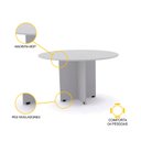 Ver imagem 3 de MESA DE REUNIÃO REDONDA PANDIN MAXXI - CINZA MX1100