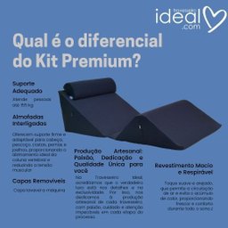 Colchão Pós Cirúrgico Kit Almofadas Pós Operatório Premium - 5