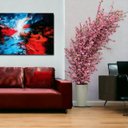 Ver imagem 1 de Arvore de Pessegueiro Cerejeira Grande Curvada 2 Metros Luxo