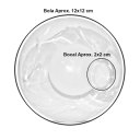 Ver imagem 3 de Globo Lustre Bolinha Em Vidro Fumê Harmony 12x12 cm