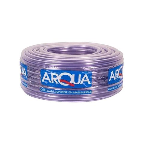 Mangueira Cristal 3-8"X1,5mm 50m Transparente para Transporte de Líquidos Arqua