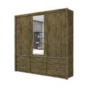 Ver imagem 3 de Guarda-Roupa Casal com Espelho 3 Portas de Correr Anjos