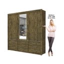 Ver imagem 5 de Guarda-Roupa Casal com Espelho 3 Portas de Correr Anjos