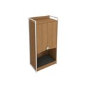 Ver imagem 2 de Armário Multiuso Solteiro Cama Pet p/ Cão e Gato LI057 Branco Kappesberg