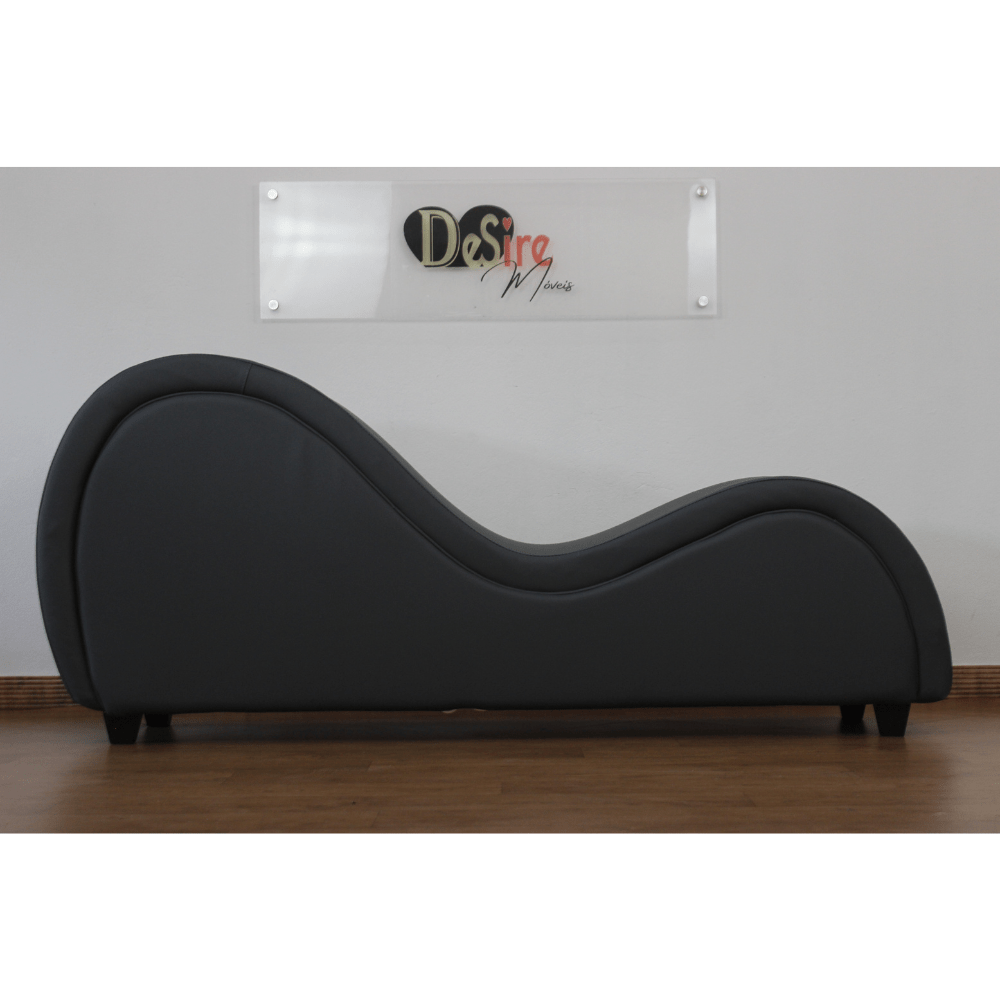 Poltrona Divã Cadeira Recamier Design Americano Sofá Cinza - 5