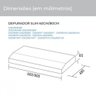 Depurador de Ar Slim 60cm Dps162pt 220v Suggar Preto 220v - 2