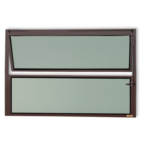 Basculante Alumínio 40 x 40 Master V.Boreal Marrom Corten Brimak