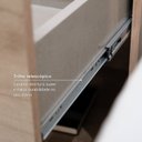 Ver imagem 6 de Guarda Roupa Casal Modulado de Canto 6 Portas com Cabeceira Milan Capuccino/Off White Marrom
