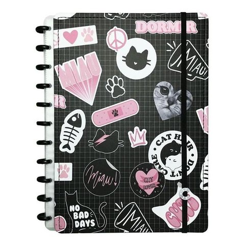 Caderno Inteligente By Uatt Miau Lover Grande 80 Folhas Cigd4098 - Ci