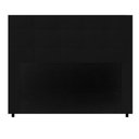 Ver imagem 3 de Cabeceira Cama Box Casal 140cm Suede Preto Ana Luisa