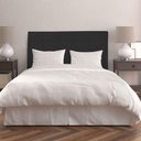 Ver imagem 1 de Cabeceira Cama Box Casal 140cm Suede Preto Ana Luisa