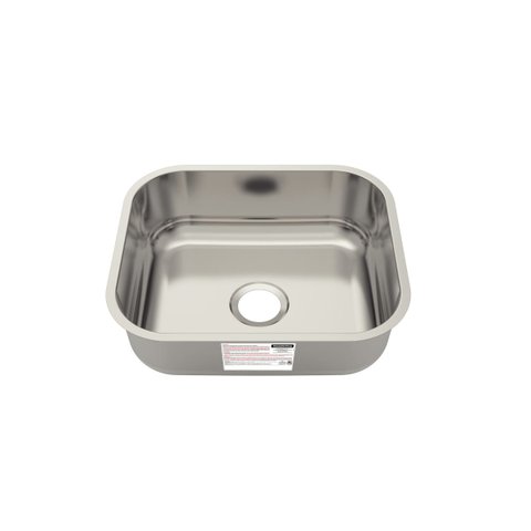 Cuba de Embutir Tramontina 40 x 34 x 14 cm Basic 40 BL Standard em Aço Inox Sem Válvula