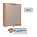 Ver imagem 4 de Guarda-Roupa 2 Portas de Correr 2 Gavetas Rudá Branco/Cedro/Duna