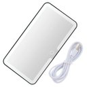 Ver imagem 1 de Espelho de Carro Retrovisor Led 3 Cores Quebra Sol sem Fio Retrovisor Iluminaçao Automotivo Maquiage