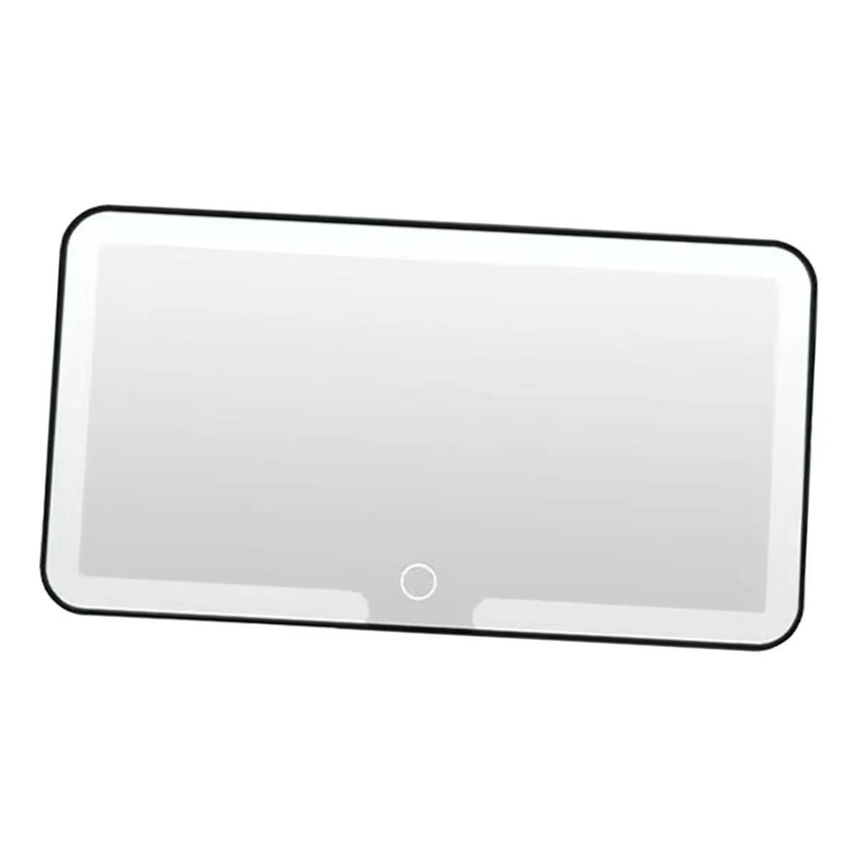Espelho de Carro Retrovisor Led 3 Cores Quebra Sol sem Fio Retrovisor Iluminaçao Automotivo Maquiage - 8