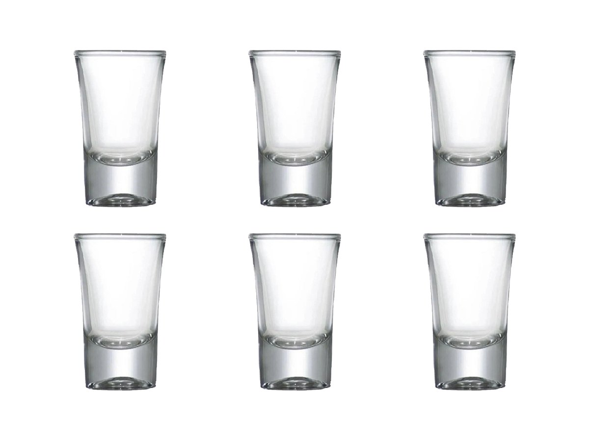 6 Copos de Dose/Shot Tequila Paraty LotusGlass 40ml