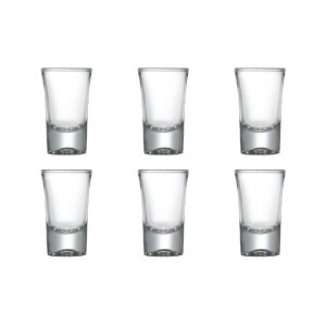 6 Copos de Dose/Shot Tequila Paraty LotusGlass 40ml