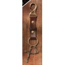 Ver imagem 3 de Chaveiro Proteção em Couro Crucifixo e Nossa Senhora Aparecida Aramon F1-ct14-151-8