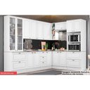 Ver imagem 1 de Kit Cozinha Modulada 10 Peças Americana 3 Aéreos + 3 Balcões + 2 Paneleiros + 2 Complementos