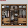 Guarda-roupas Casal com Espelhos 6 Portas Multimóveis Cr35229 Amêndola - 5