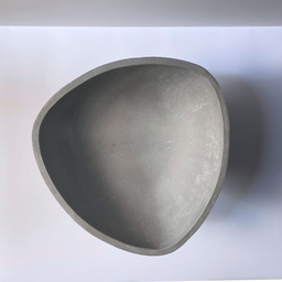 Centro de Mesa em Poliresina Orgânico Cinza 18cm - 8