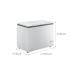 Freezer Horizontal Consul 2 portas 414L CHB42FB 220V - 2