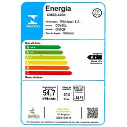 Freezer Horizontal Consul 2 portas 414L CHB42FB 220V - 8