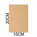 Ver imagem 3 de Chapa Mdf Cru 3mm Placa 15x20 Cm A4 para Artesanato Adesivo 50 Unidades 2 Faces Cru
