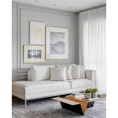 Boiserie Rodameio 20 Metros X 4cm Branco Poliestireno