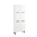 Ver imagem 1 de Armário Paneleiro de Aço 6 Portas Branco Bella Bertolini