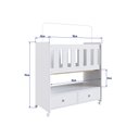 Ver imagem 4 de Mini Berço 2 Gavetas com Colchão Moisés