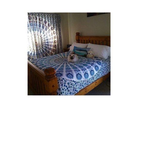 Colcha Indiana Para Cama Casal Mandala