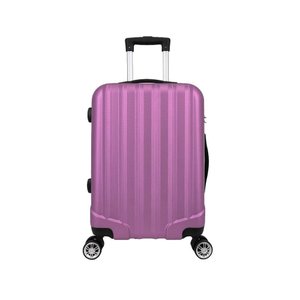 Mala de Bordo 10Kg ABS 4 Rodas  Rosa Prizi