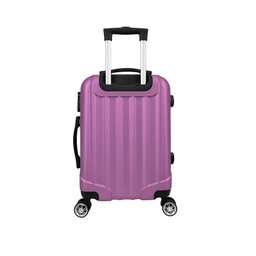 Mala de Bordo 10Kg ABS 4 Rodas  Rosa Prizi - 2